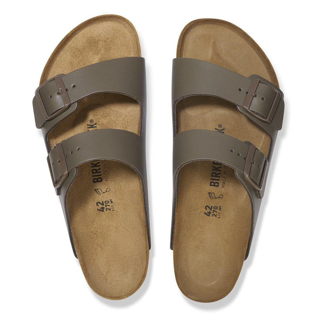 Birkenstock Premium Arizona Cuir naturel - Concrete Gray
