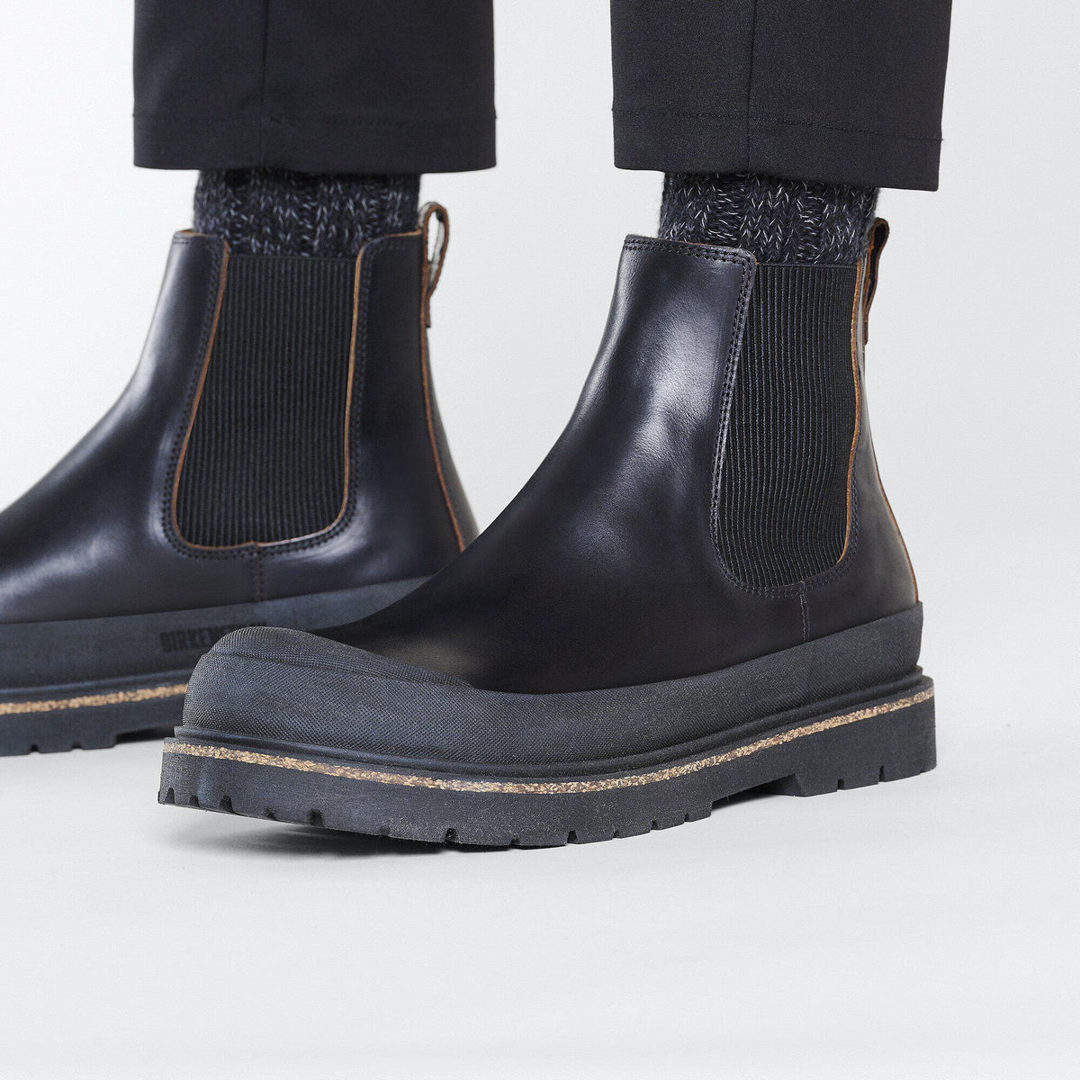 Birkenstock Premium Prescott Slip On Men Cuir huilé - Black