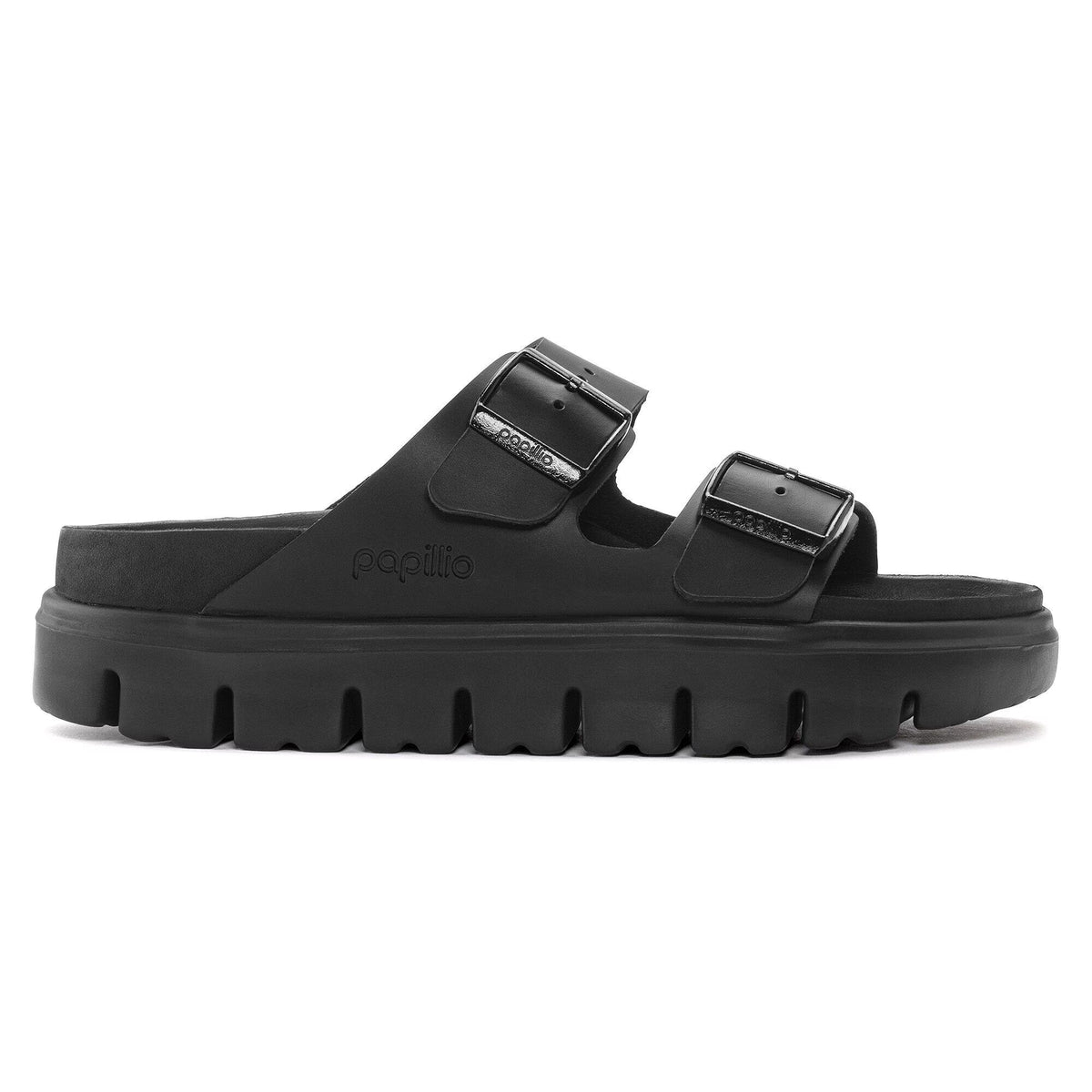 Birkenstock Premium Arizona PAP Chunky Cuir naturel - Black