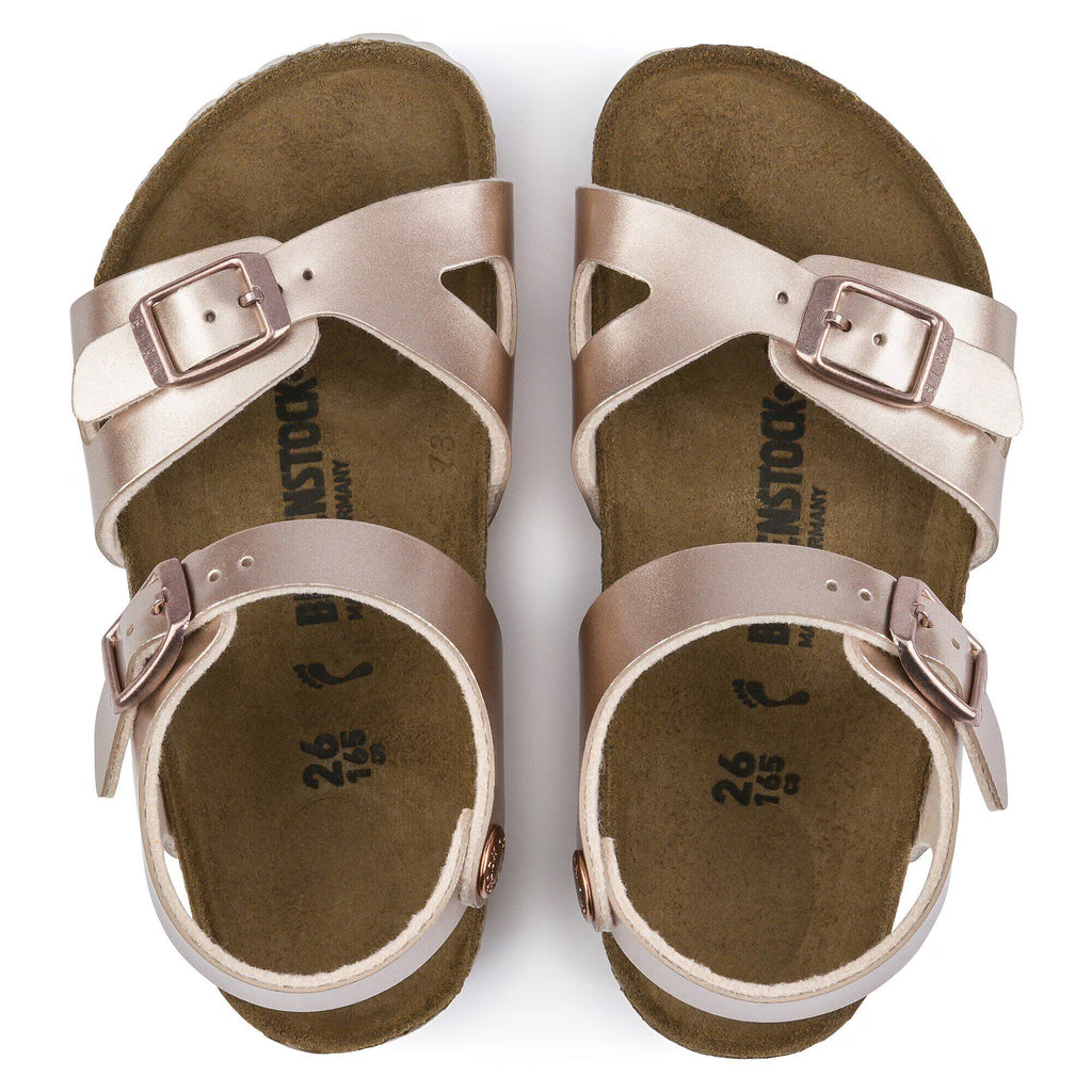 Birkenstock Confort Enfant Rio Kids Birko-Flor - Electric Metallic Copper