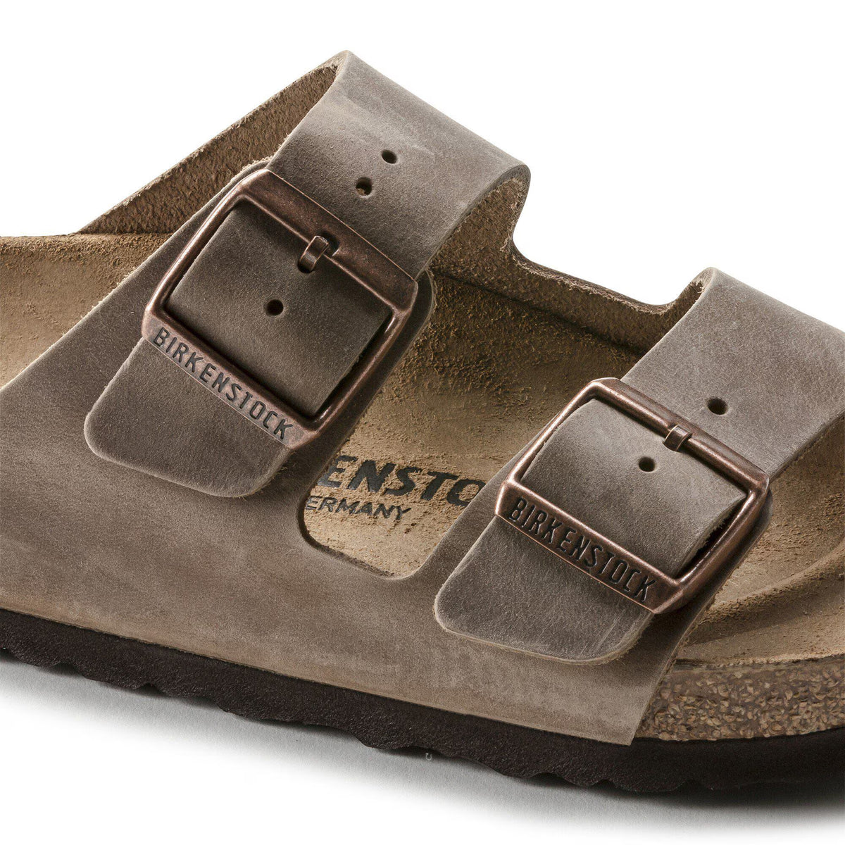 Birkenstock Premium Arizona Cuir huilé - Tobacco Brown
