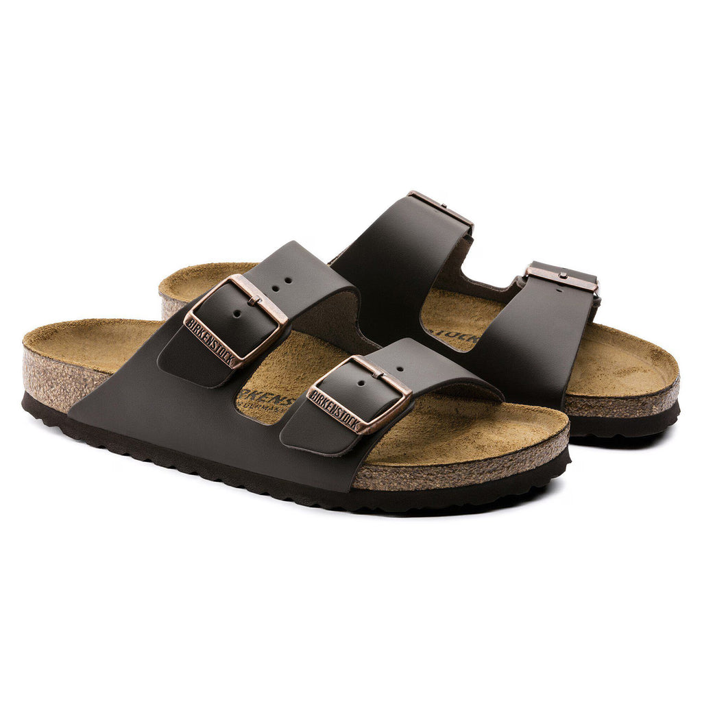 Birkenstock Premium Arizona Cuir naturel - Dark Brown