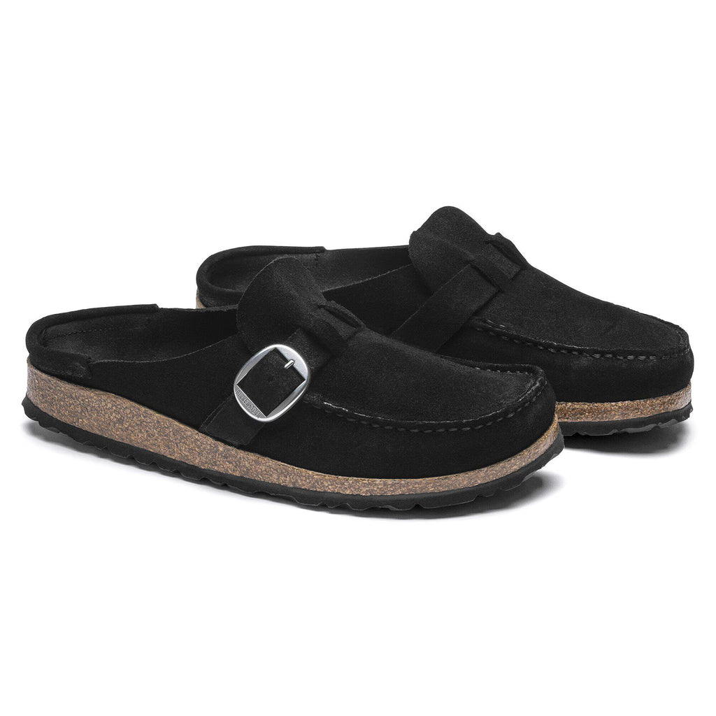 Birkenstock Confortable Buckley Suède - Black