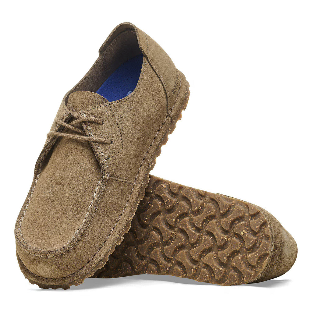 Birkenstock Confortable Utti Lace Suède - Gray Taupe
