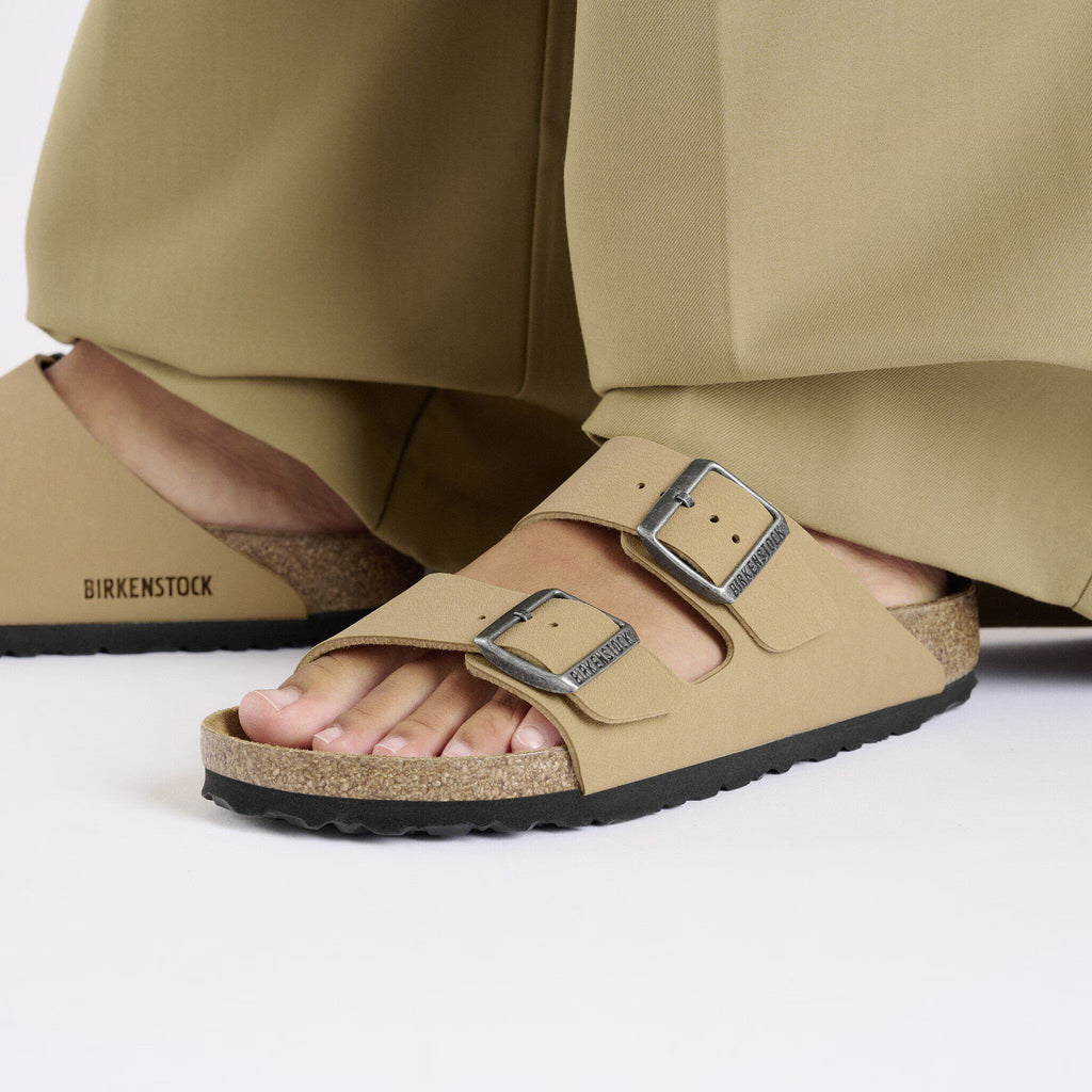 Birkenstock Tendance Arizona Birko-Flor Nubuck - Latte Cream