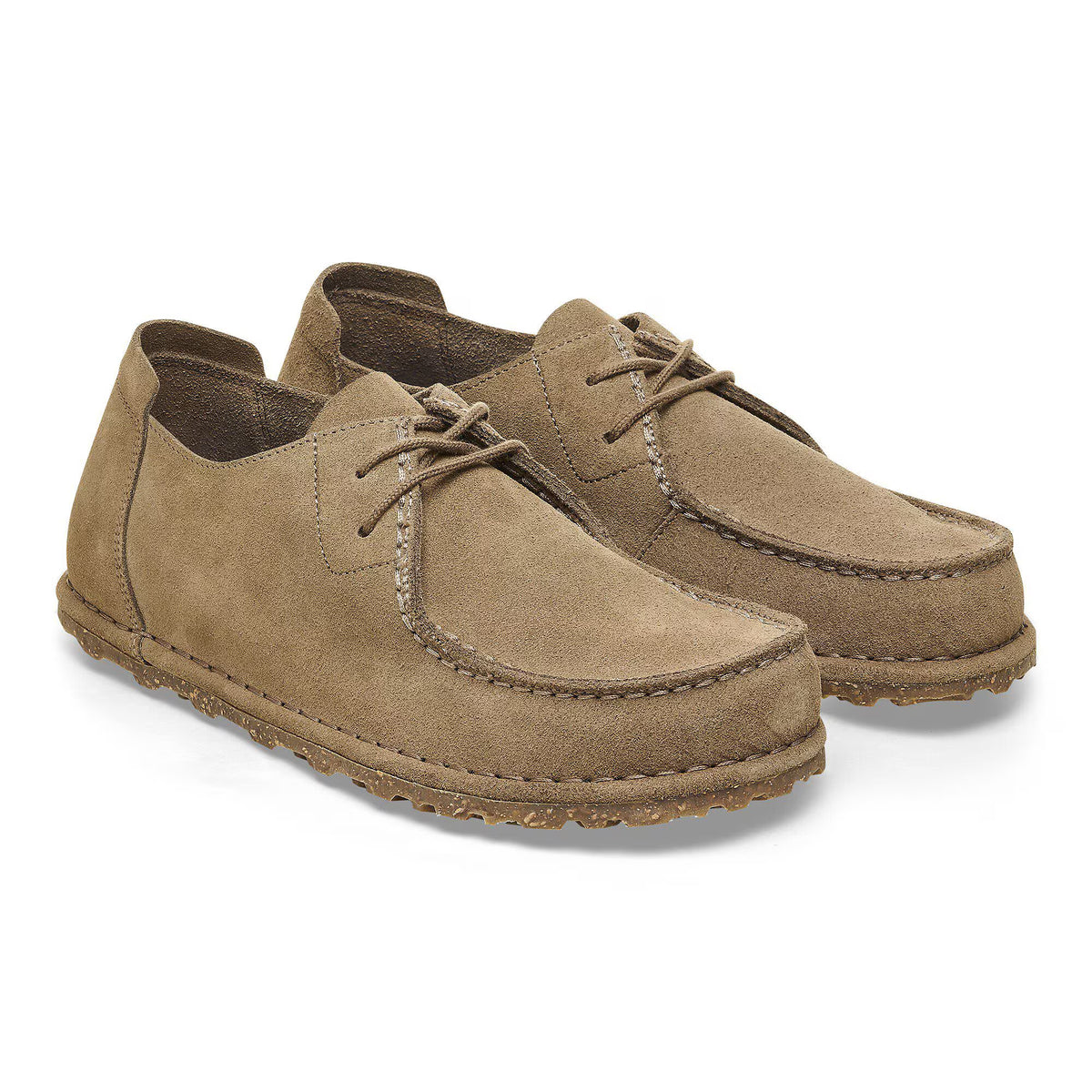 Birkenstock Confortable Utti Lace Suède - Gray Taupe
