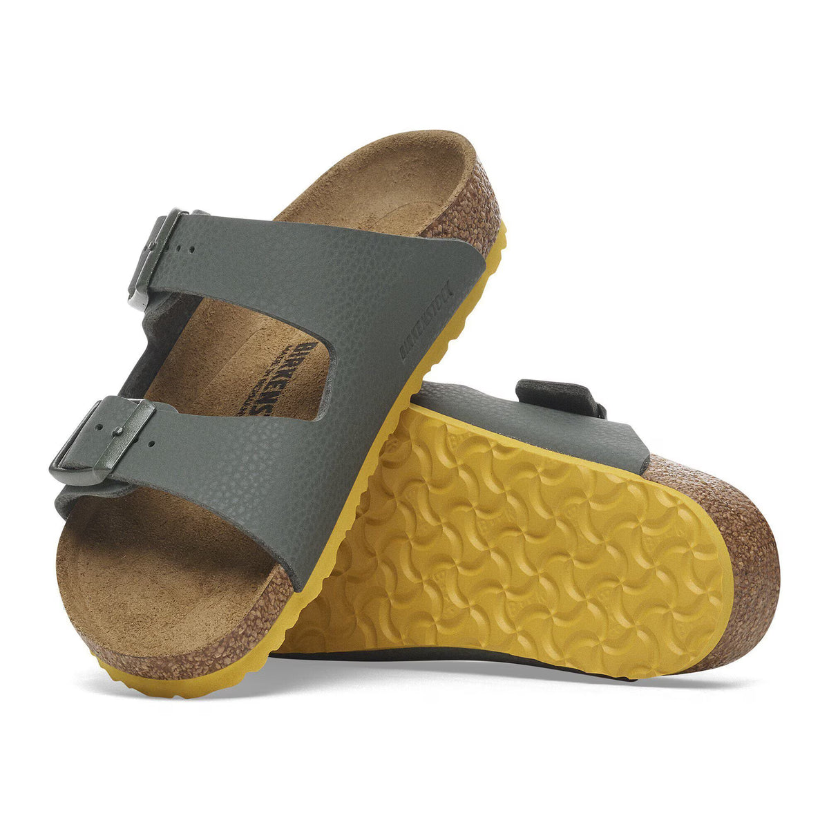 Birkenstock Confort Enfant Arizona Kids Birko-Flor - Desert Soil Thyme/Ochre