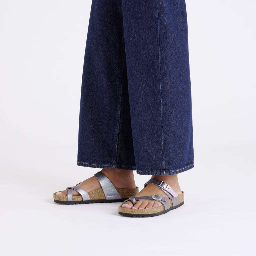 Birkenstock Tendance Mayari Birko-Flor estampé - Saffiano Iridescent Viola