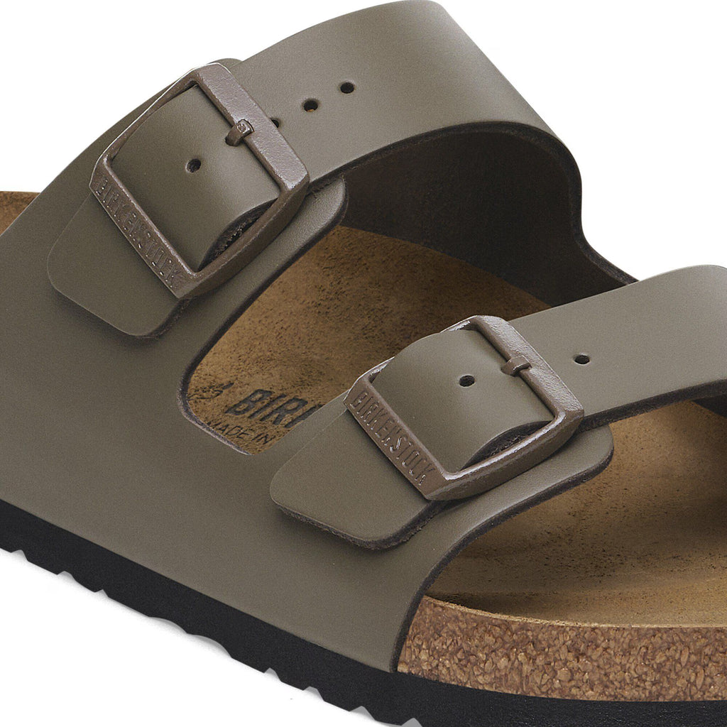 Birkenstock Premium Arizona Cuir naturel - Concrete Gray