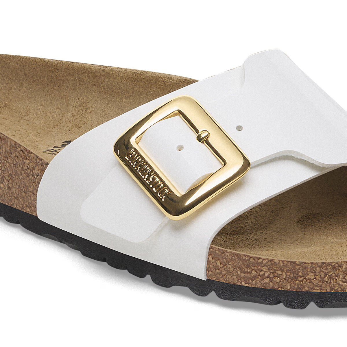 Birkenstock Tendance Catalina Cushion Buckle Birko-Flor verni - Patent White