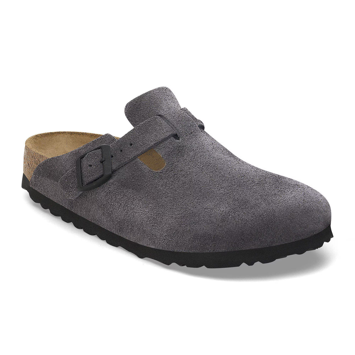 Birkenstock Confortable Boston Suède - Velvet grey
