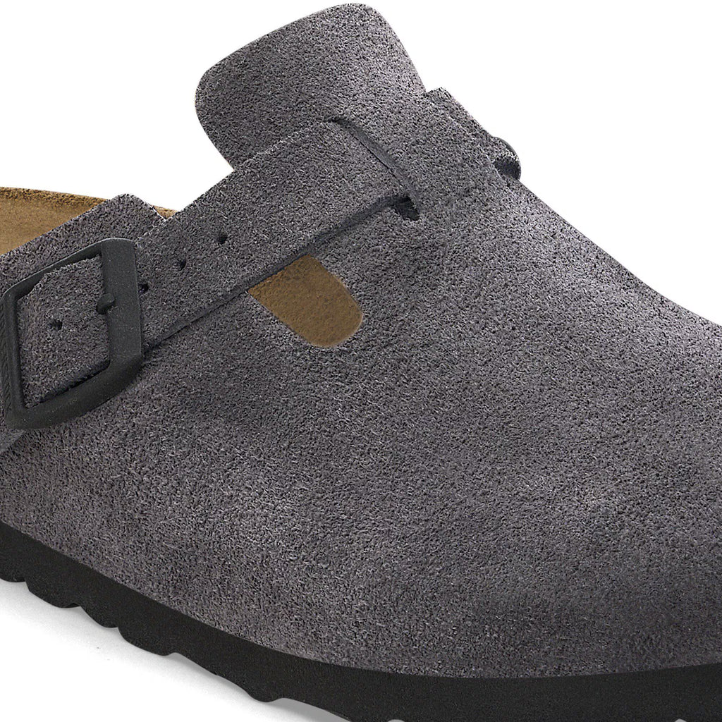Birkenstock Confortable Boston Suède - Velvet grey