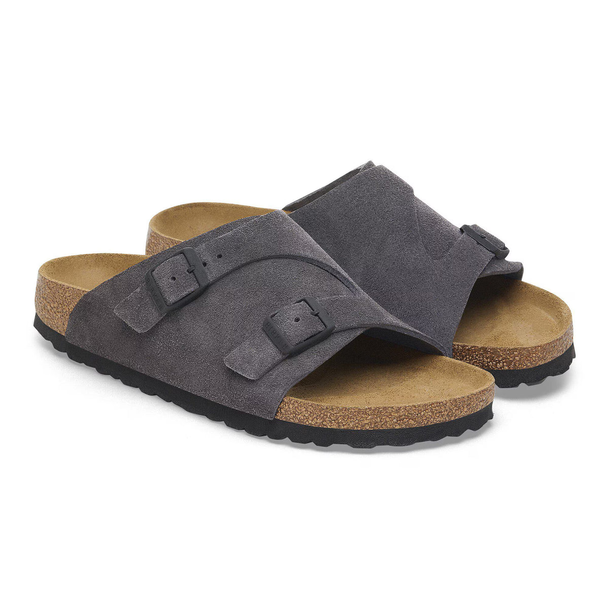 Birkenstock Confortable Zürich Suède - Velvet grey