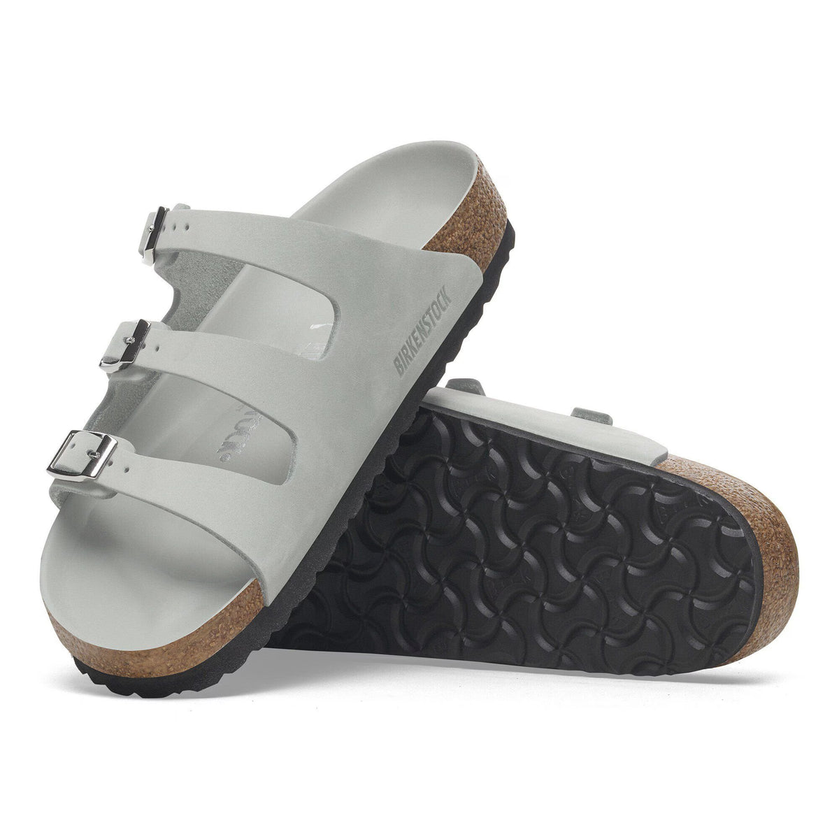 Birkenstock Premium Florida  Fresh Cuir nubuck - Pure Sage