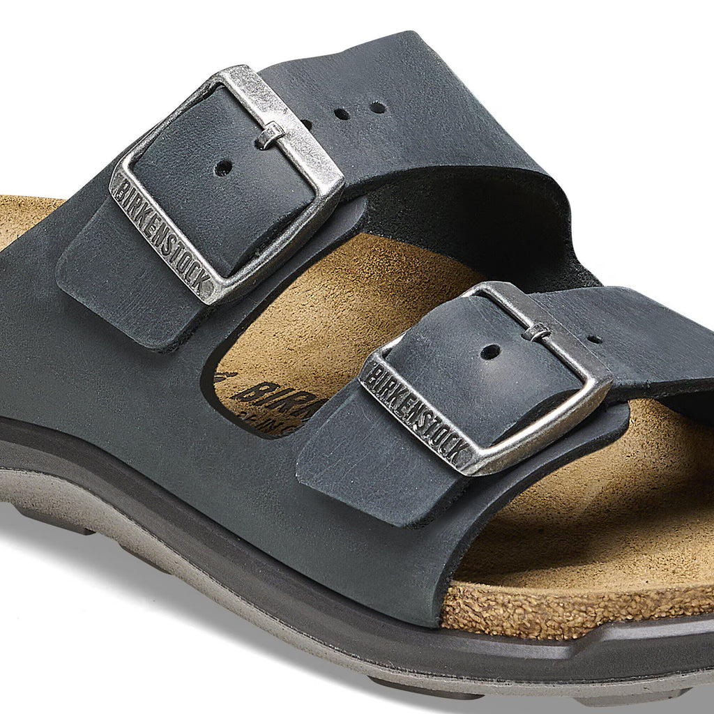 Birkenstock Premium Arizona Crosstown Cuir huilé - Black