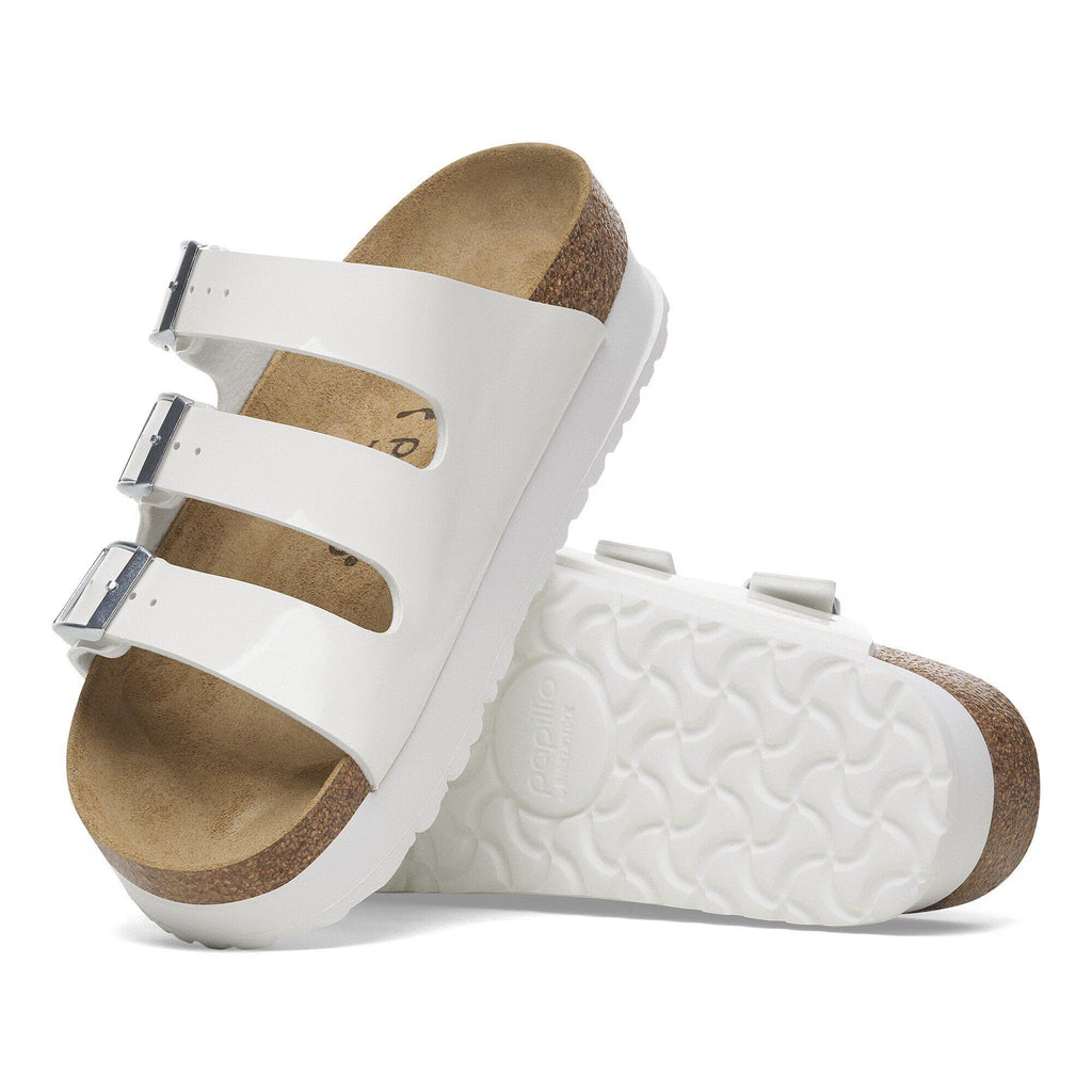Birkenstock Tendance Florida Flex Platform Birko-Flor - White