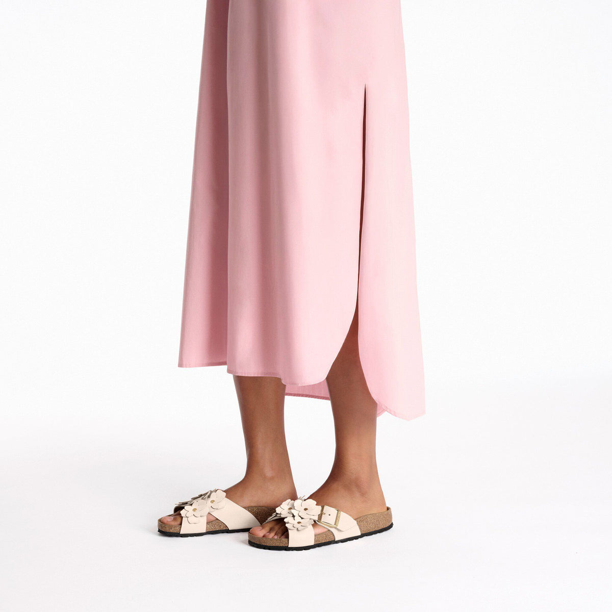 Birkenstock Premium Siena Flower Embellishment Cuir naturel - Light Rose