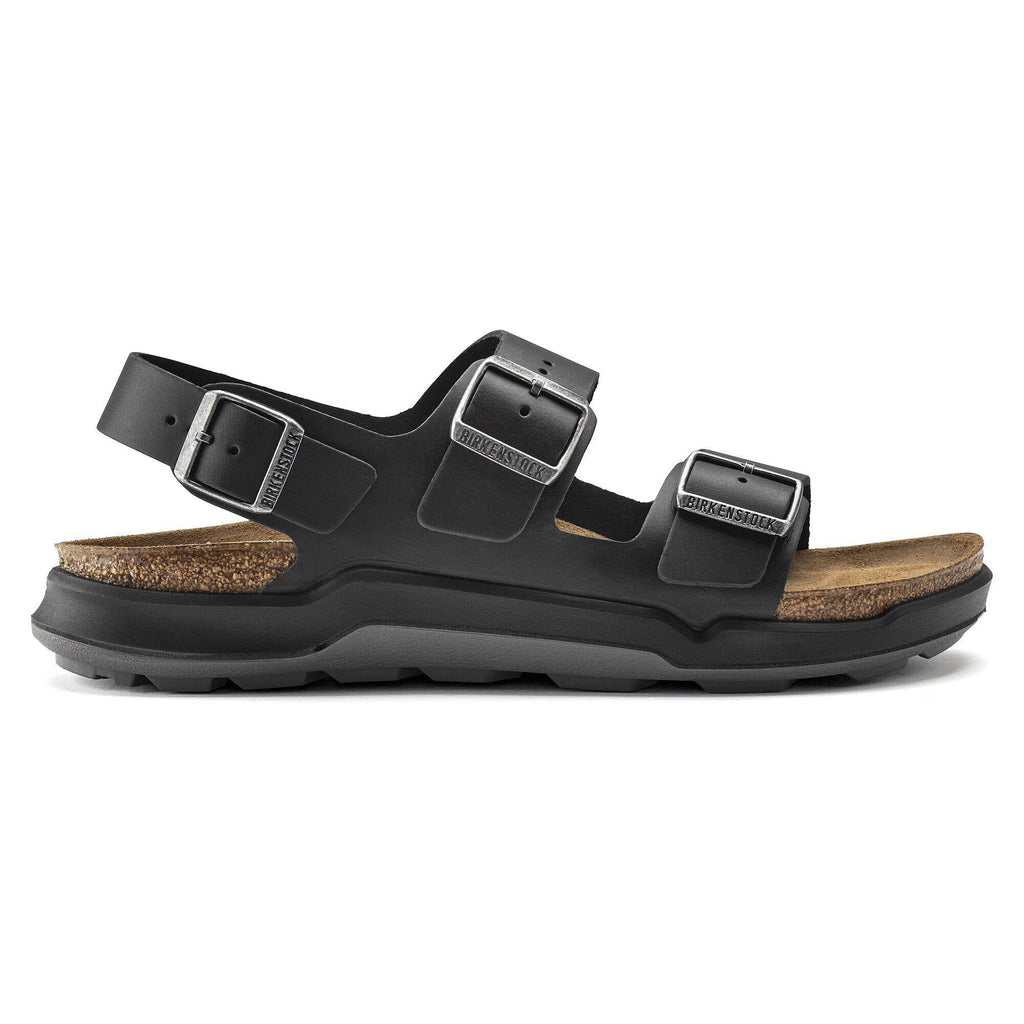 Birkenstock Premium Milano Crosstown homme Cuir huilé - Black