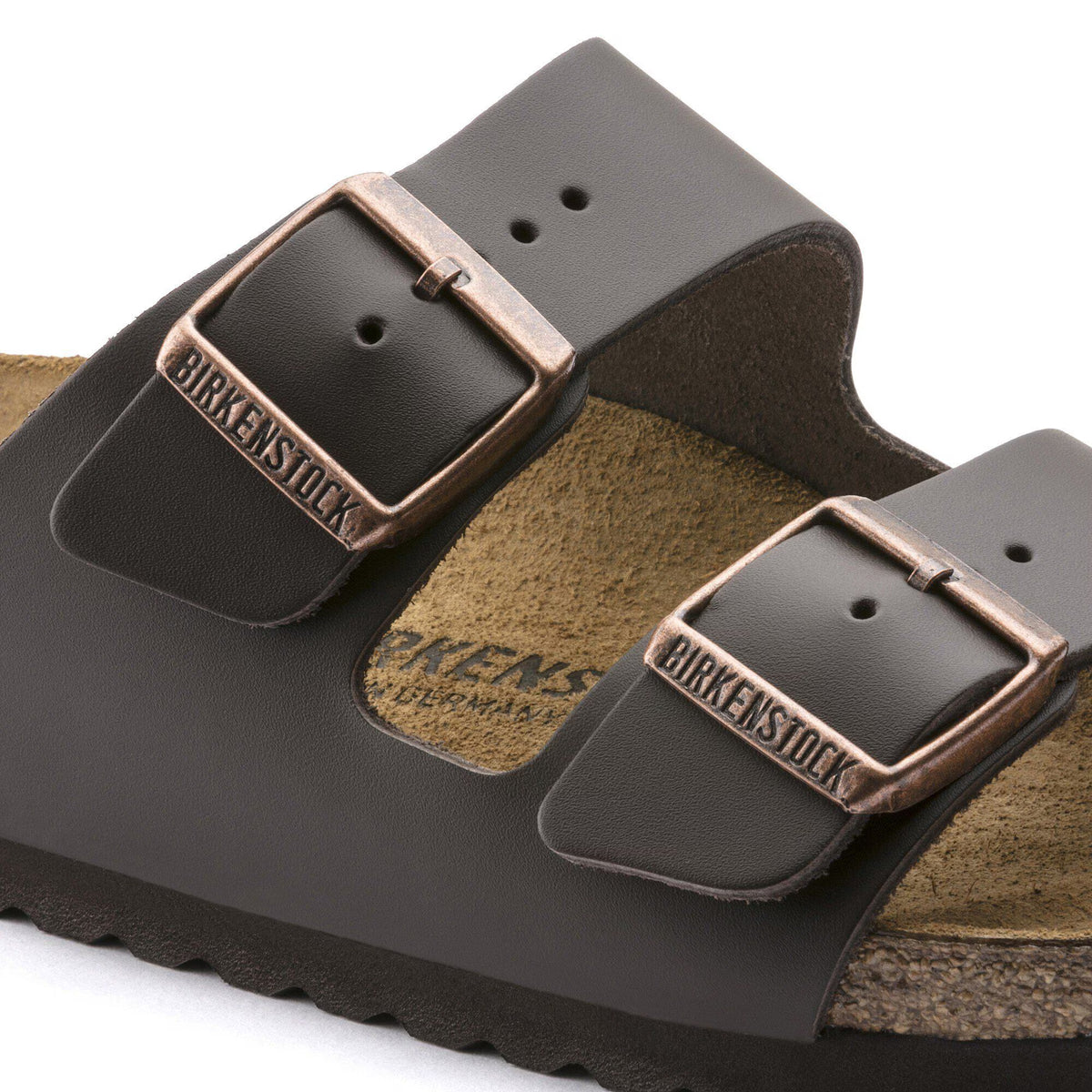 Birkenstock Premium Arizona Cuir naturel - Dark Brown