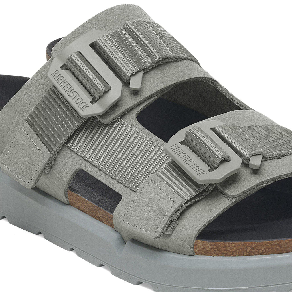 Birkenstock Premium Shinjuku 2 Strap Cuir naturel/Textile - Pure Sage