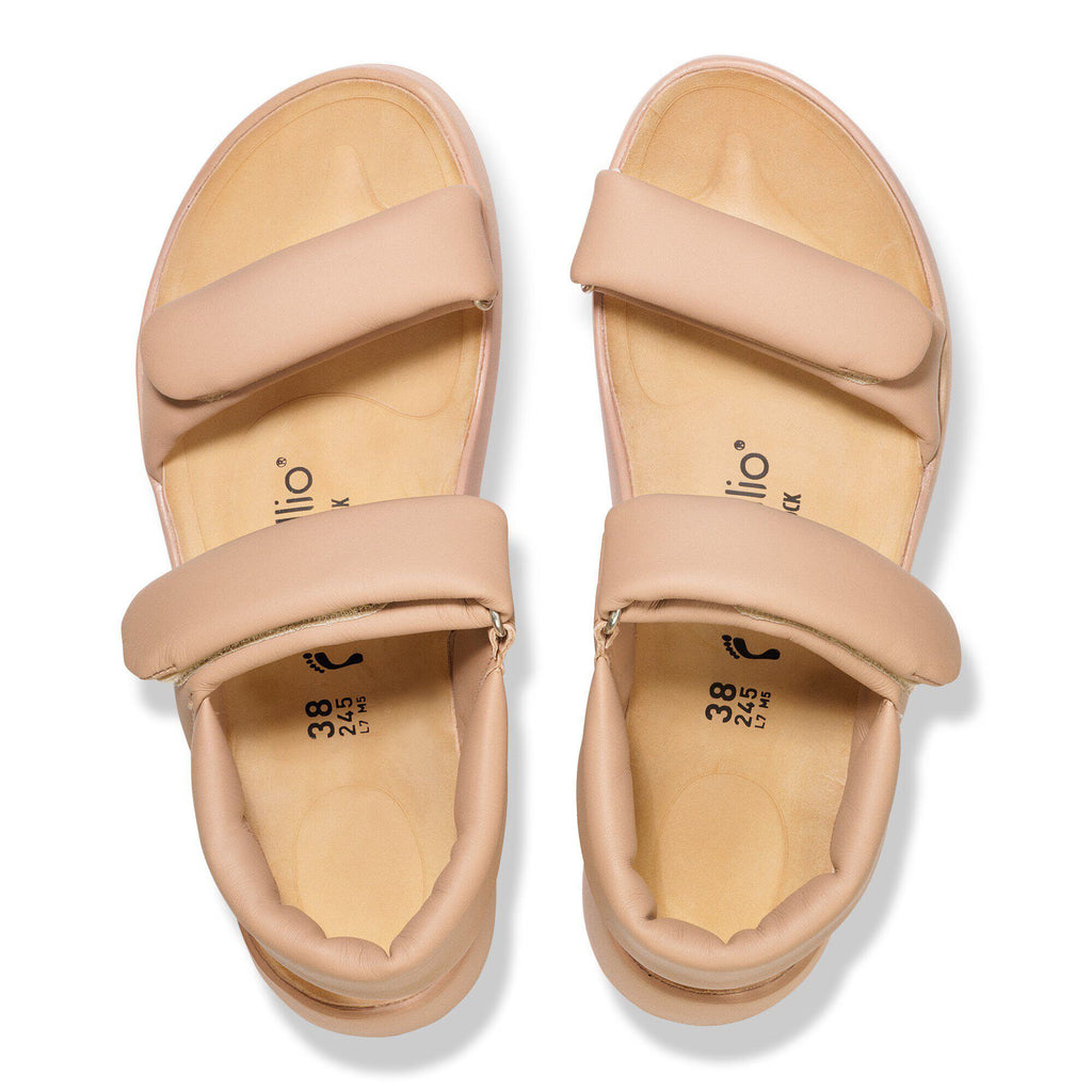 Birkenstock Premium Theda Cuir naturel - Nougat
