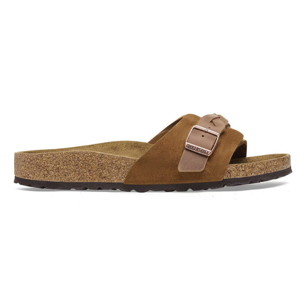 Birkenstock Confortable Oita Braided Suède - Mink