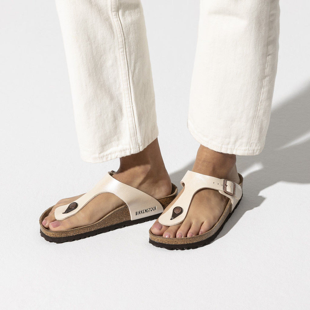 Birkenstock Tendance Gizeh Birko-Flor - Graceful Pearl White