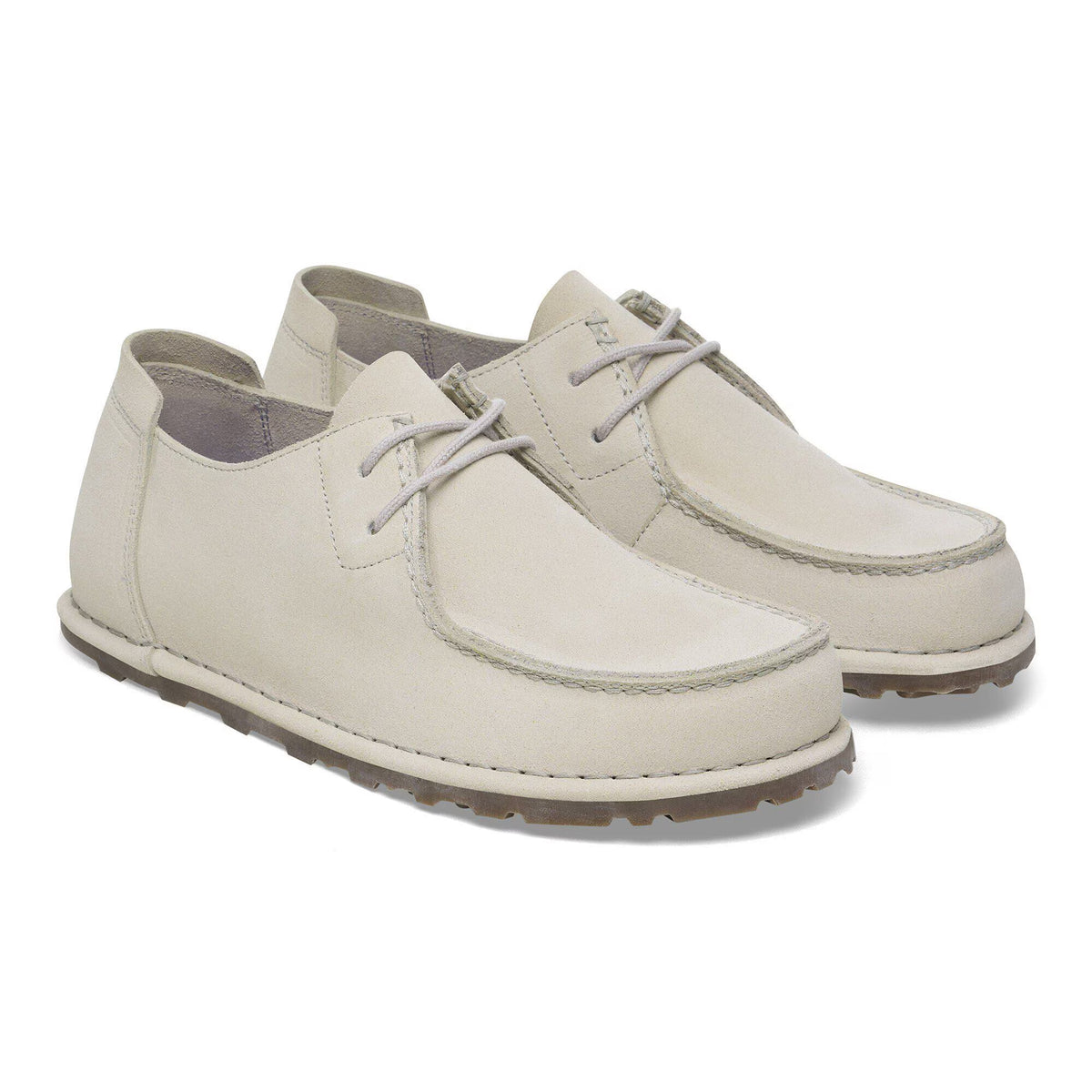 Birkenstock Confortable Utti Lace Suède - Antique White