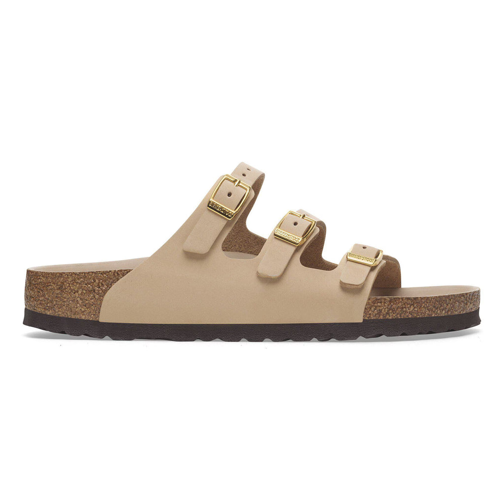 Birkenstock Premium Florida  Fresh Cuir nubuck - Sandcastle
