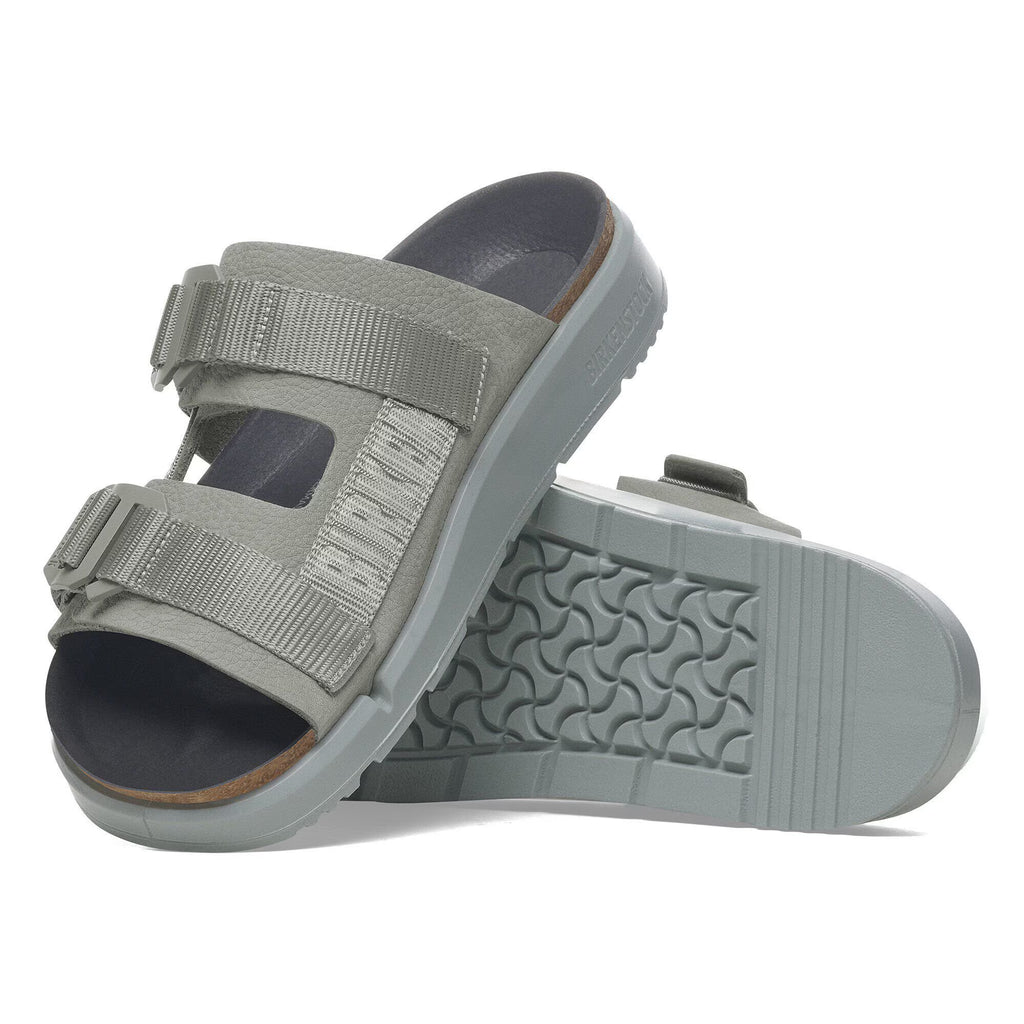 Birkenstock Premium Shinjuku 2 Strap Cuir naturel/Textile - Pure Sage