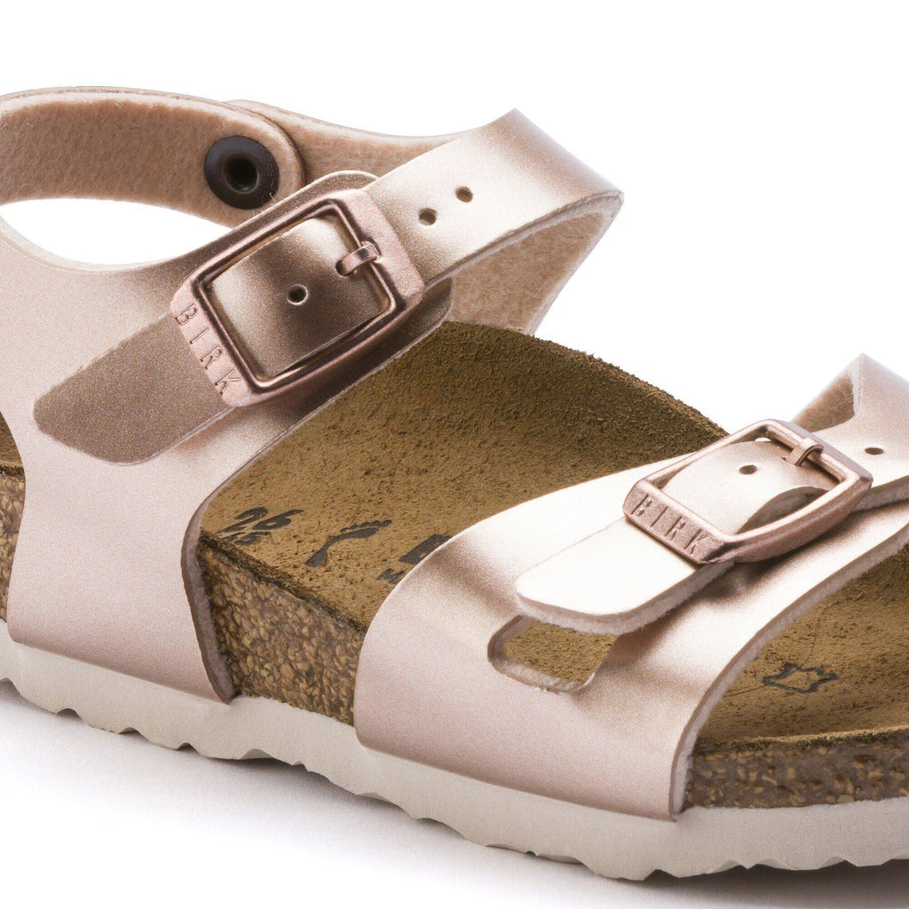 Birkenstock Confort Enfant Rio Kids Birko-Flor - Electric Metallic Copper