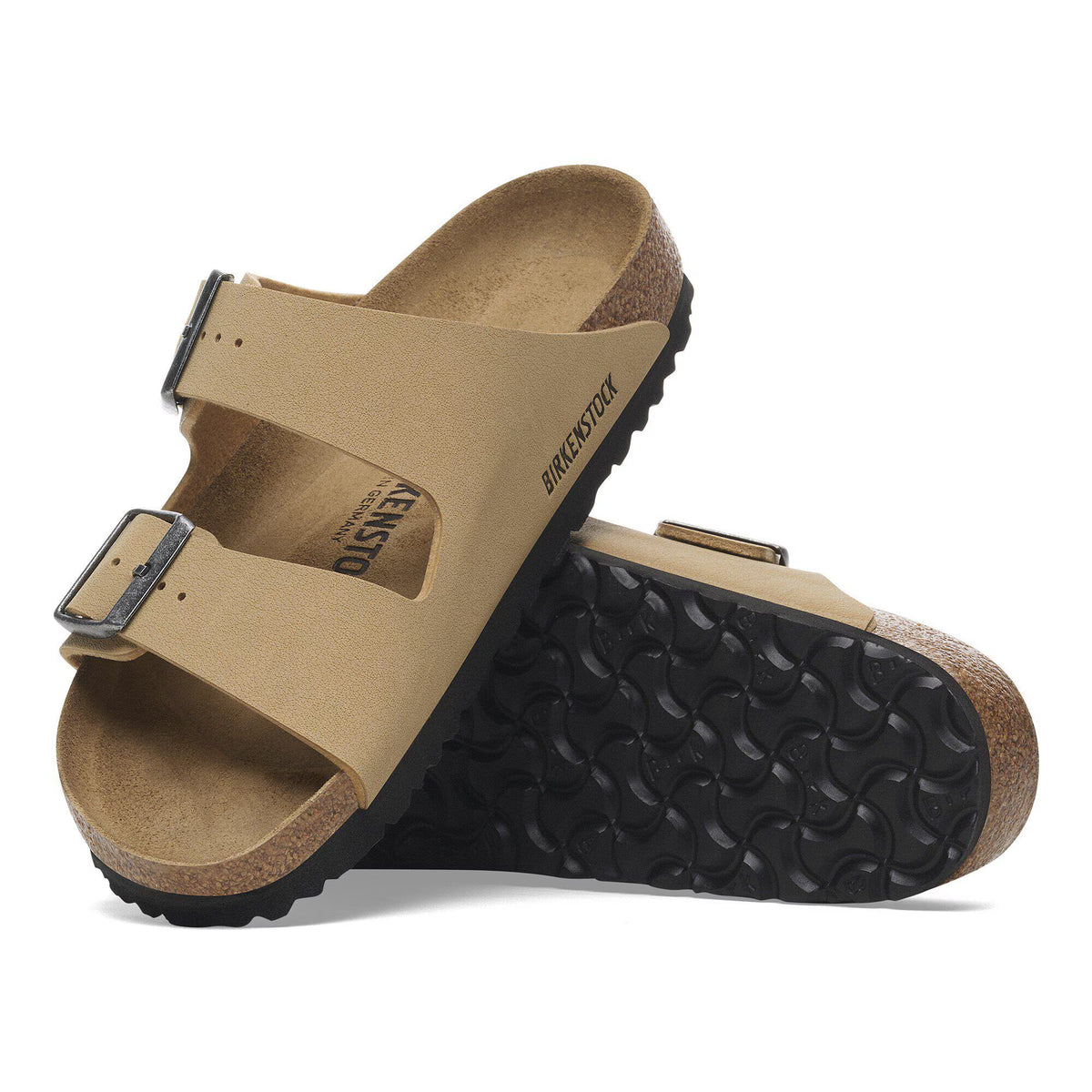 Birkenstock Tendance Arizona Birko-Flor Nubuck - Latte Cream