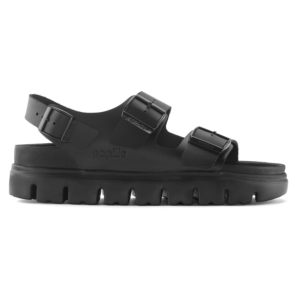 Birkenstock Premium Milano Chunky Cuir naturel - Black