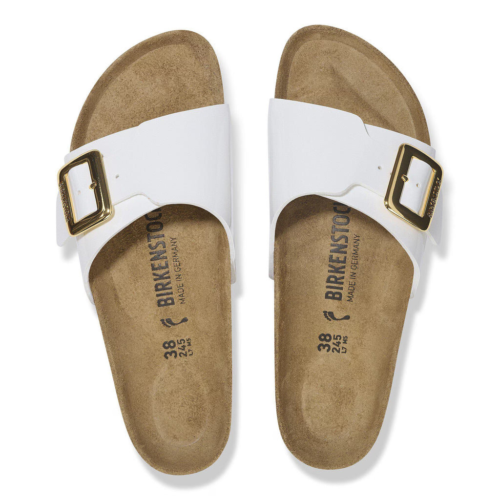 Birkenstock Tendance Catalina Cushion Buckle Birko-Flor verni - Patent White