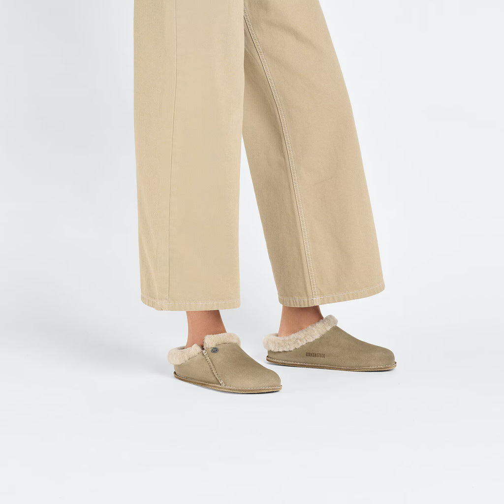 Birkenstock Confortable Zermatt Premium Suède - Taupe