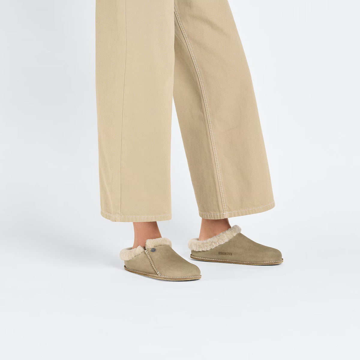 Birkenstock Confortable Zermatt Premium Suède - Taupe