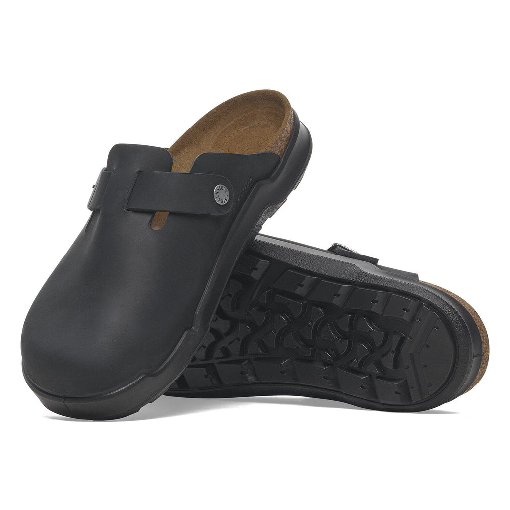 Birkenstock Premium Boston Crosstown Cuir huilé - Black