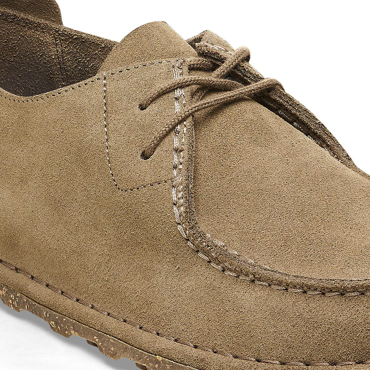 Birkenstock Confortable Utti Lace Suède - Gray Taupe