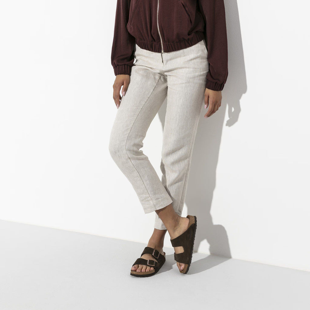 Birkenstock Confortable Arizona Lit de pied souple Suède - Mocha