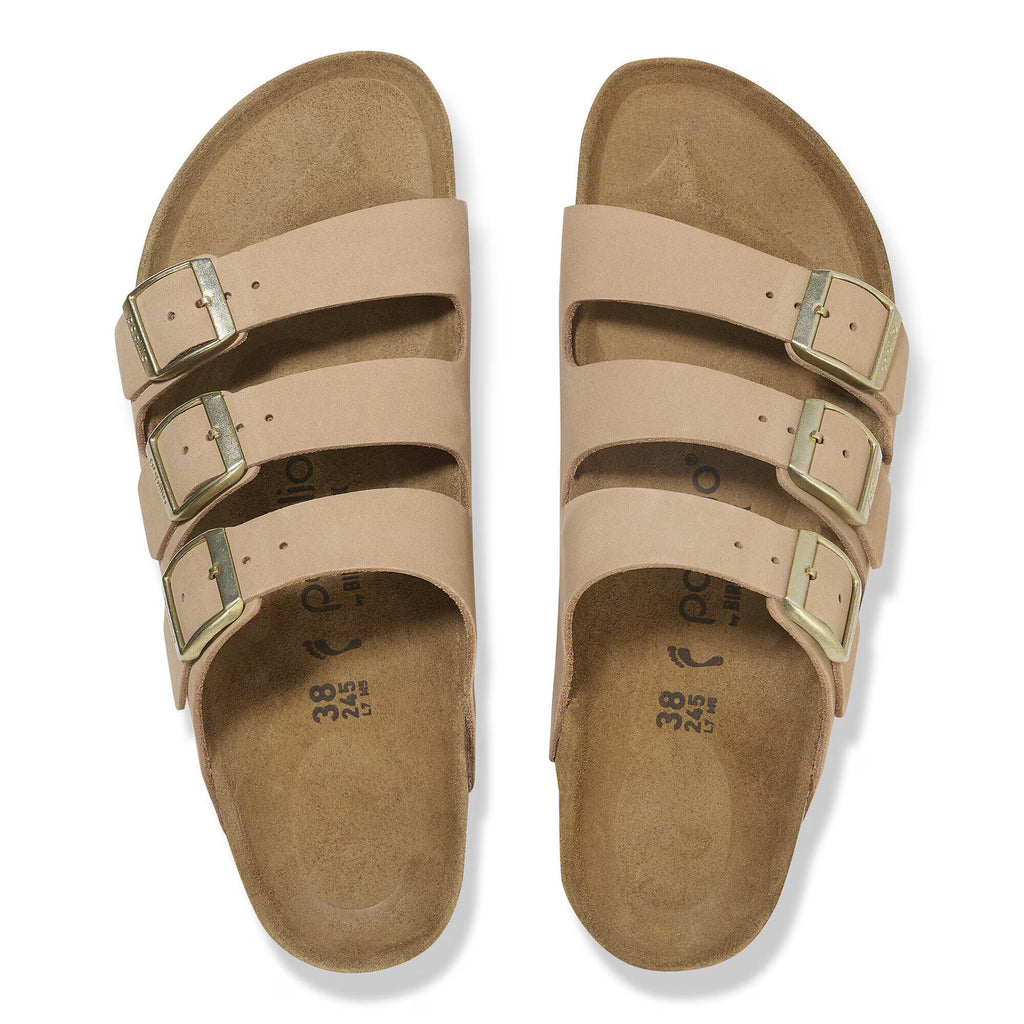 Birkenstock Premium Florida Flex Platform Cuir nubuck - Sandcastle