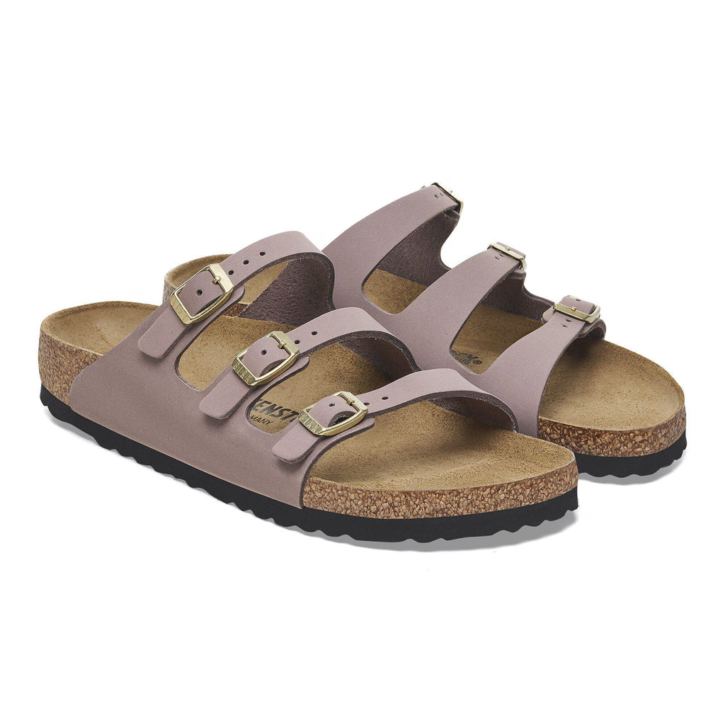 Birkenstock Premium Florida  Fresh Cuir nubuck - Faded Purple